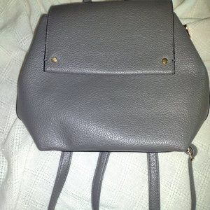 A new day gray backpack purse